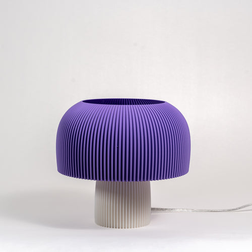 KAI | Table Lamp - White & Purple